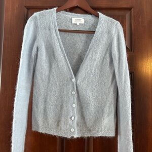 SUD Express Mohair Alpaca Cardigan Sweater Small Made In Italy Paris Boutique